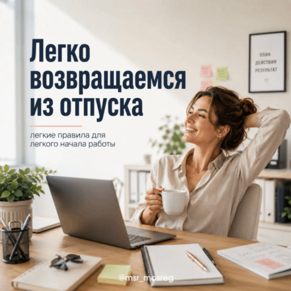 Как вернуться из отпуска и не возненавидеть понедельник: 5 правил мягкого входа